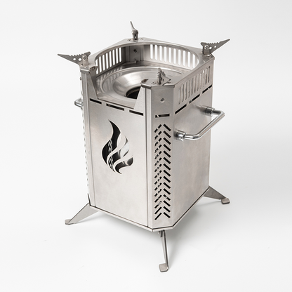 RONGTENG Outdoor Stove（For specific pricing, please contact customer service）Customizable Stainless Steel Portable Design Compact and Exquisite