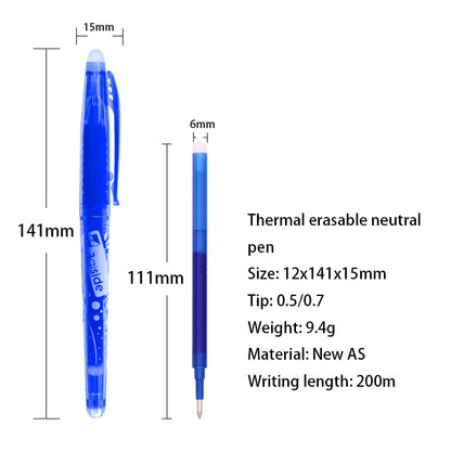 BAISI Thermal erasable gel pen GP-995  Quick dry press and wipe clean