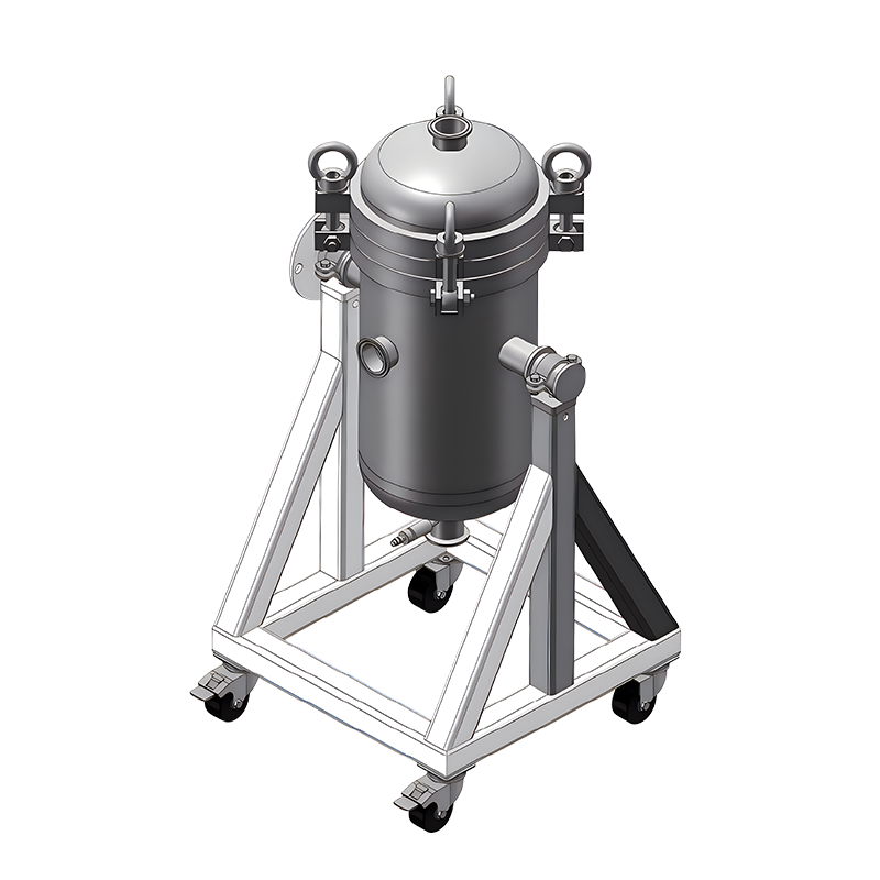 DUTE Stainless Steel Titanium Rod Filter（For specific pricing, please contact customer service）Safe Environmentally Friendly Horizontal Type Fine Chemical Raw Materials