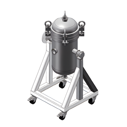 DUTE Stainless Steel Titanium Rod Filter（For specific pricing, please contact customer service）Safe Environmentally Friendly Horizontal Type Fine Chemical Raw Materials