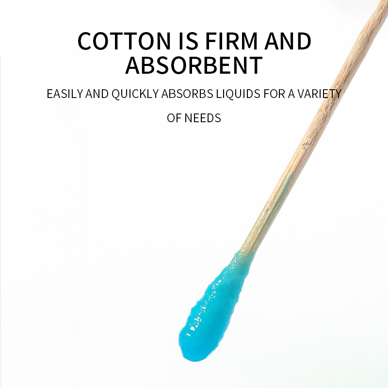 CHAOYANG Medical Cotton Swabs 15cm Sterile Disposable Wooden Shaft Cleaning Swabs
