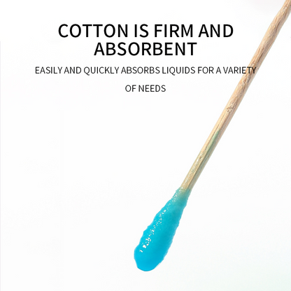 CHAOYANG Medical Cotton Swabs 15cm Sterile Disposable Wooden Shaft Cleaning Swabs