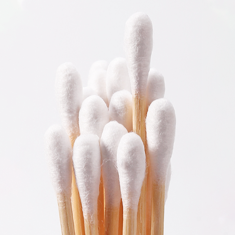CHAOYANG Medical Cotton Swabs 10cm Sterile Disposable Wooden Shaft Cleaning Swabs