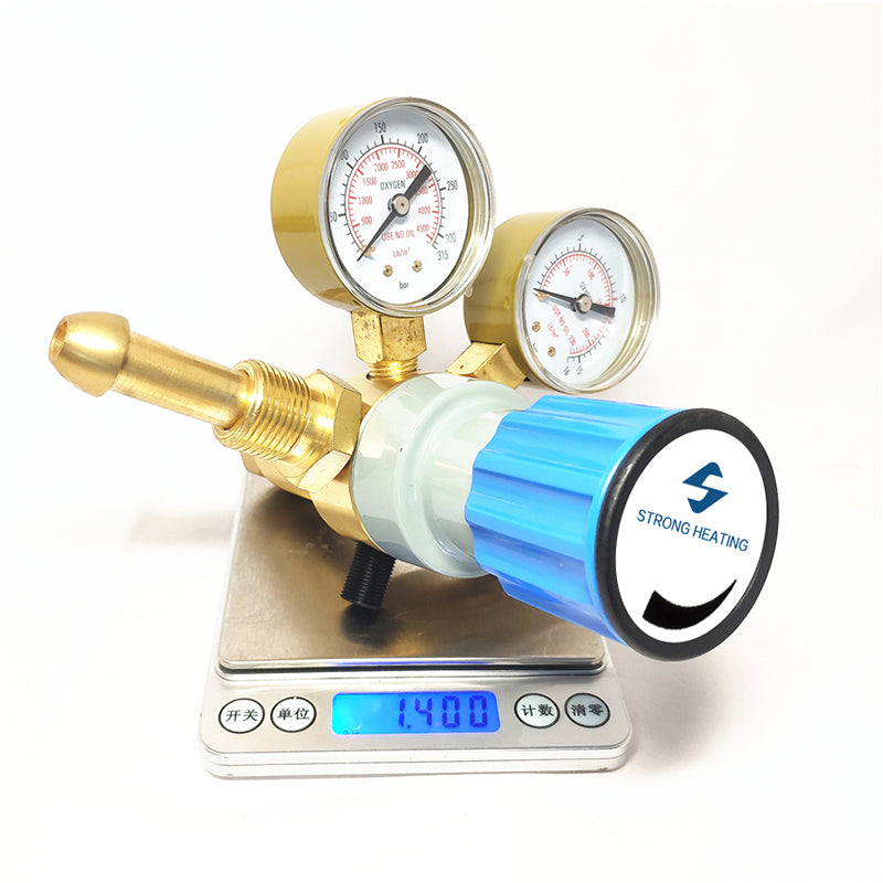 YONGJI Two-stage pressure reducer Starting lot of 6 pieces non-corrosive Gas Pressure Gauge Double-stage   pressure reducer  Oxygen pressure reducer Acetylene pressure reducer