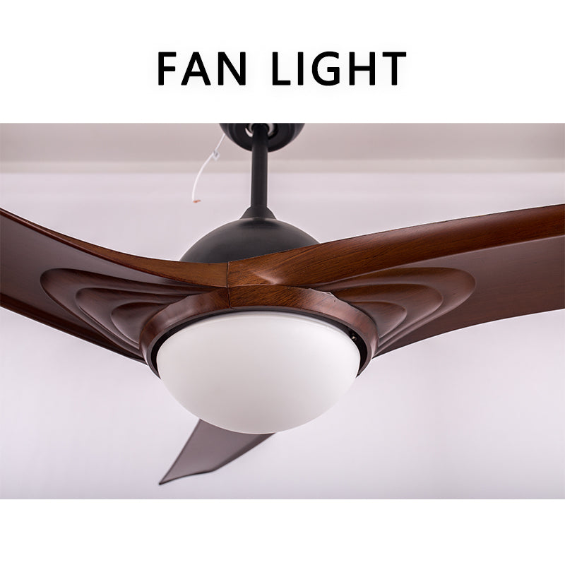 FENGZHIYUAN Ceiling fan light JY52-172   Nordic living room home electric fan Commercial retro ceiling fan