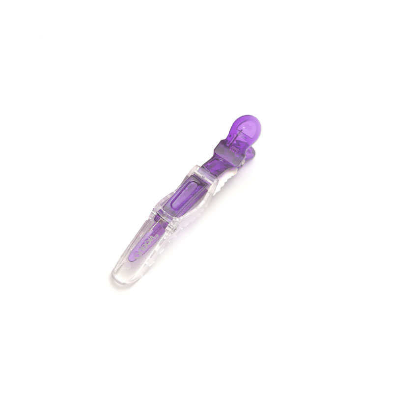 OUBAONI spring clip  Clear alligator clip Makeup positioning clip Styling clip