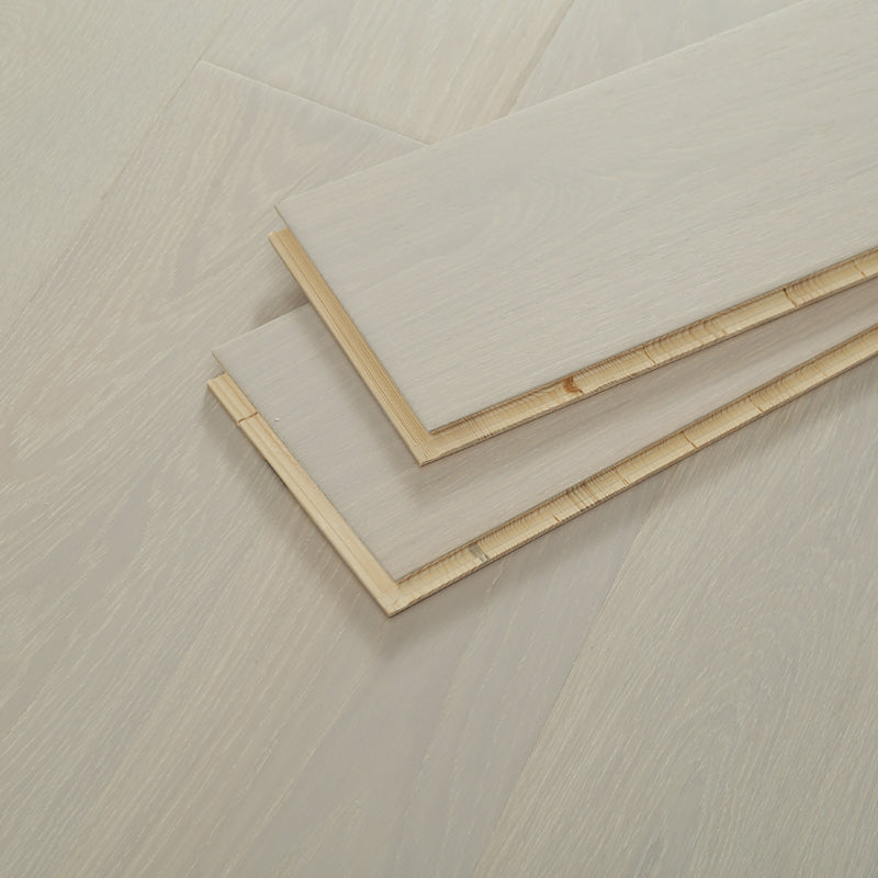 SHIJU Oak whole birch cream white  Thickening wear-resistant environmental protection moisture-proof flame retardant non-slip