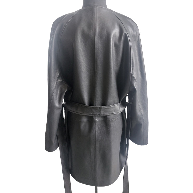 ZHONGDONGCHUN Vegetable-tanned leather coat
