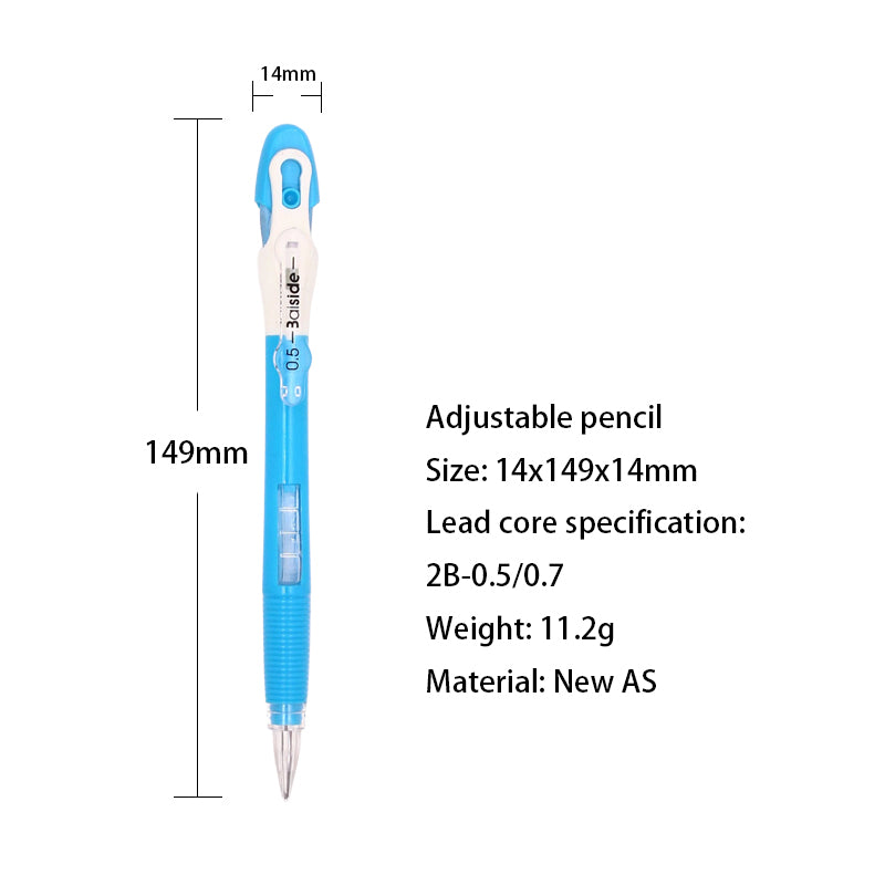 BAISI Activity Pencil MP-507  Automatic pen writing pen for students Tape rubber