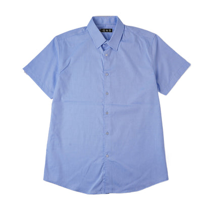LESHI 2025 Summer cotton blue oxford non-iron shirt