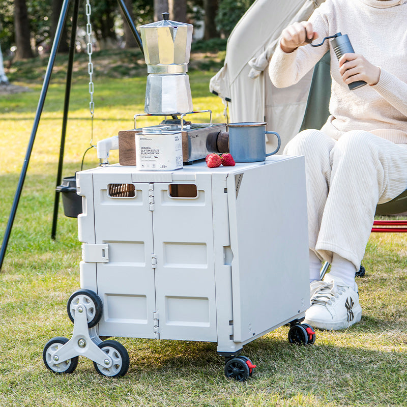 JIYING Portable Folding Shopping Cart 01