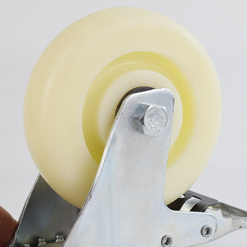 SHENGHONG Thickend Nylon Casters 01（For specific pricing, please consult customer service）Universal Wheel medium-sized White nylon