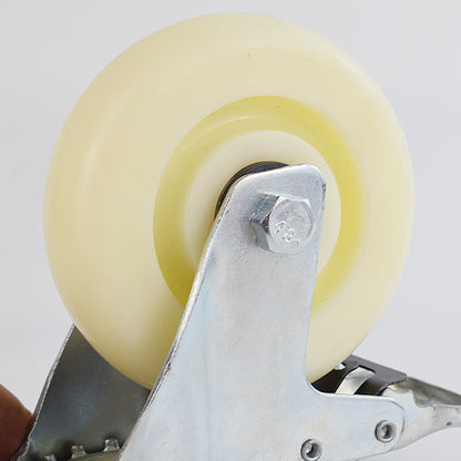 SHENGHONG Thickend Nylon Casters 01（For specific pricing, please consult customer service）Universal Wheel medium-sized White nylon