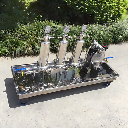 DUTE Trolley Filtration System（For specific pricing, please contact customer service）Customizable Impurity Interception Sewage/Wastewater Filtration
