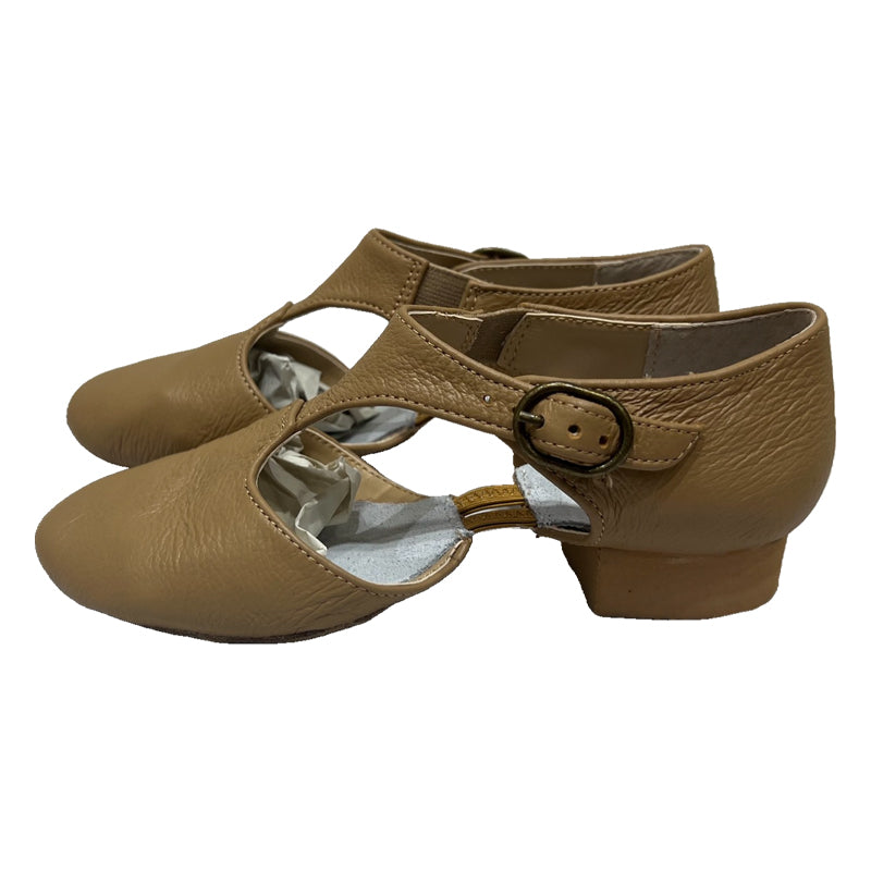 SHENDA Leather jazz sandals 01