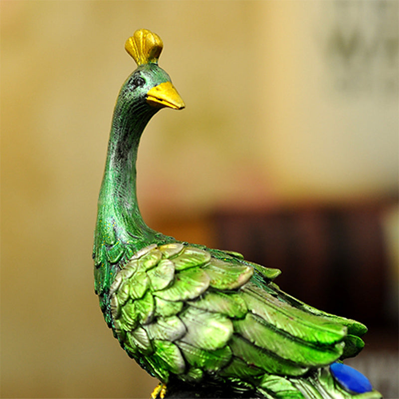 RONGHE Roman Column And Peacock（For specific pricing, please consult our customer service）Minimum order quantity: 200 pieces Home Decorative Ornaments Creative Gifts Resin Crafts