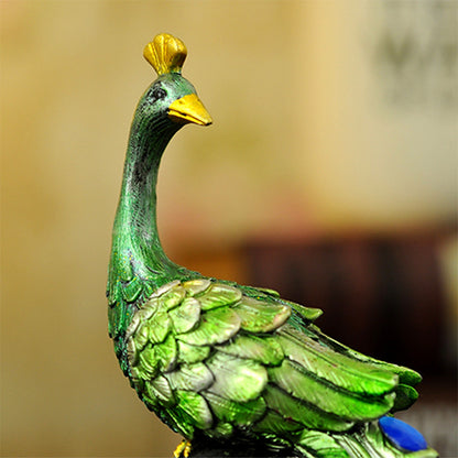 RONGHE Roman Column And Peacock（For specific pricing, please consult our customer service）Minimum order quantity: 200 pieces Home Decorative Ornaments Creative Gifts Resin Crafts