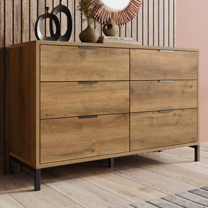 LEJIAJU Chest of drawers  Dining side cabinet Household walnut bedroom rattan cabinet against the wall storage bowl cabinet