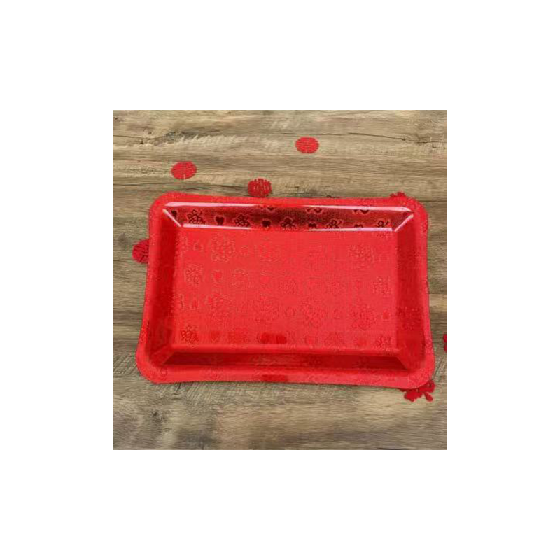 JINGMEI Rectangular Plastic Plate（For specific pricing, please contact customer service）Extra-Thick  Creative Snack Tray Party Platter