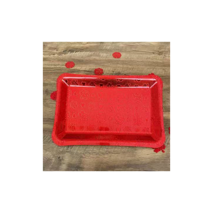 JINGMEI Rectangular Plastic Plate（For specific pricing, please contact customer service）Extra-Thick  Creative Snack Tray Party Platter