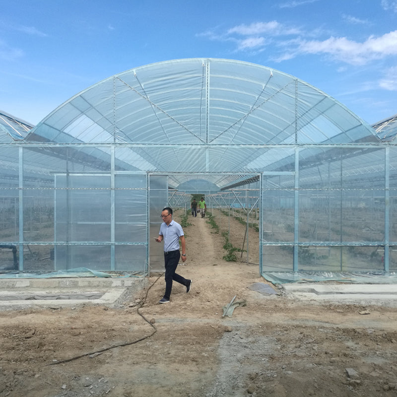 NAIER Connect plastic greenhouses  Thermal insulation oval tube plastic greenhouse
