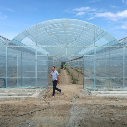 NAIER Connect plastic greenhouses  Thermal insulation oval tube plastic greenhouse
