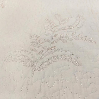 GANGZHENG 3pcs Cotton Plain Bed Cover Three sets (Plum embroidery)  Durable extra thick wash cotton