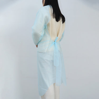 NUOBAIJIE Disposable protective clothing Non-woven fabric Dust-proof lab coat Workshop catering visiting clothes