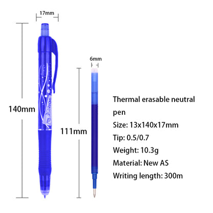 BAISI Thermal erasable gel pen GP-1001  Writing pens are durable for pupils