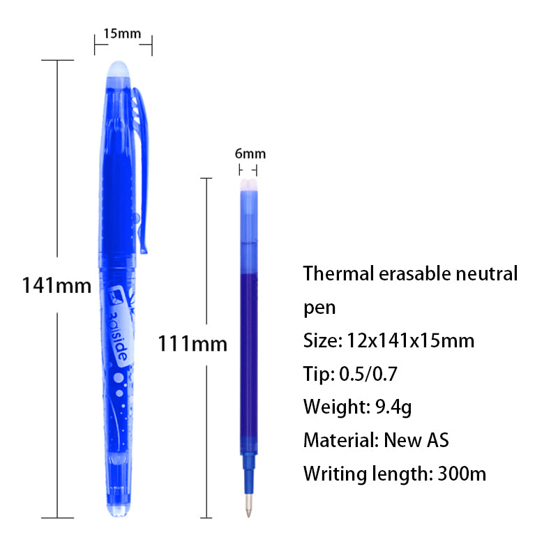 BAISI Thermal erasable gel pen GP-995  Quick dry press and wipe clean