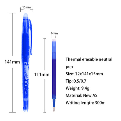 BAISI Thermal erasable gel pen GP-995  Quick dry press and wipe clean