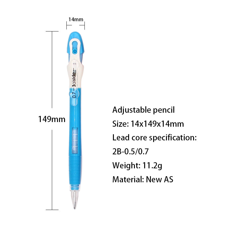 BAISI Activity Pencil MP-507  Automatic pen writing pen for students Tape rubber