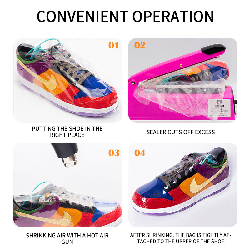 LIANYI Protective film for kids' basketball shoes (Please consult customer service for specific prices) Storage waterproof Rapid Heat Shrink