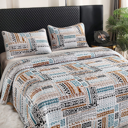 GANGZHENG 3Pcs Printed Bed Cover Set (Simple version)  Home bedroom enlarging and thickening skin friendly