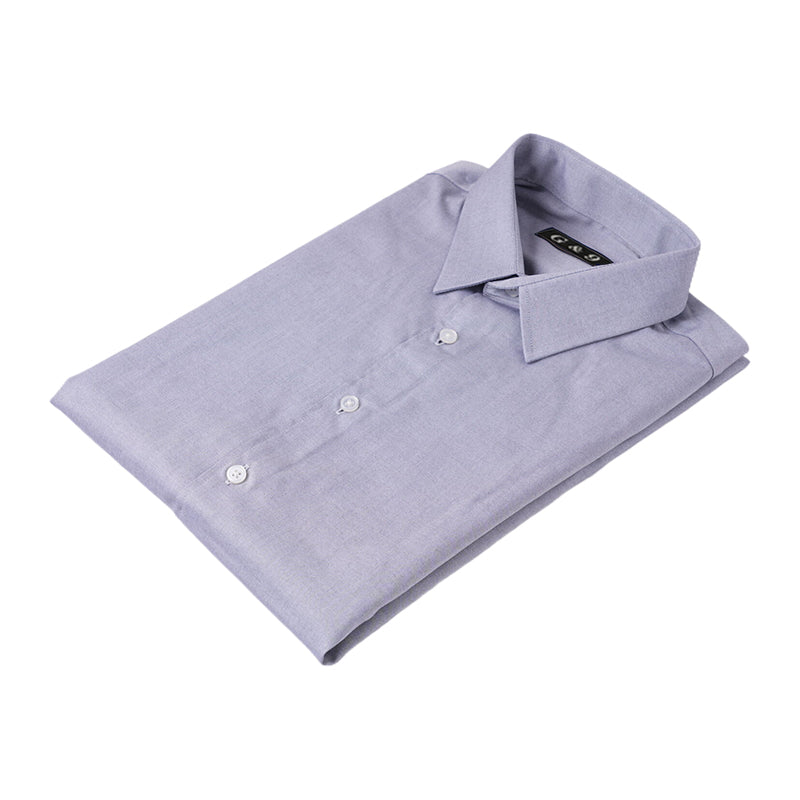 LESHI 2025 Summer cotton blue oxford non-iron shirt