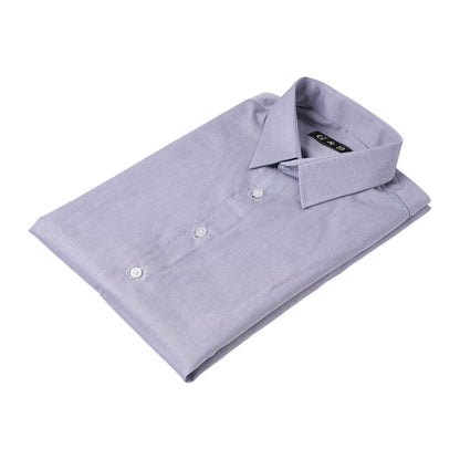 LESHI 2025 Summer cotton blue oxford non-iron shirt