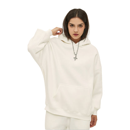 QINXI Hooded sweatshirt Starting quantity 20000 American retro Explosive top Fleece hoodie