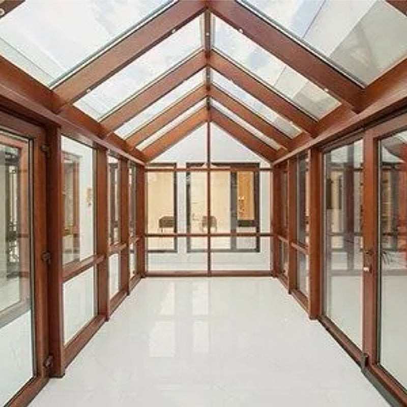 ZHONGJING Aluminum Clad Wood Sunroom   Leisure Sun Room Outdoor villa Sun room