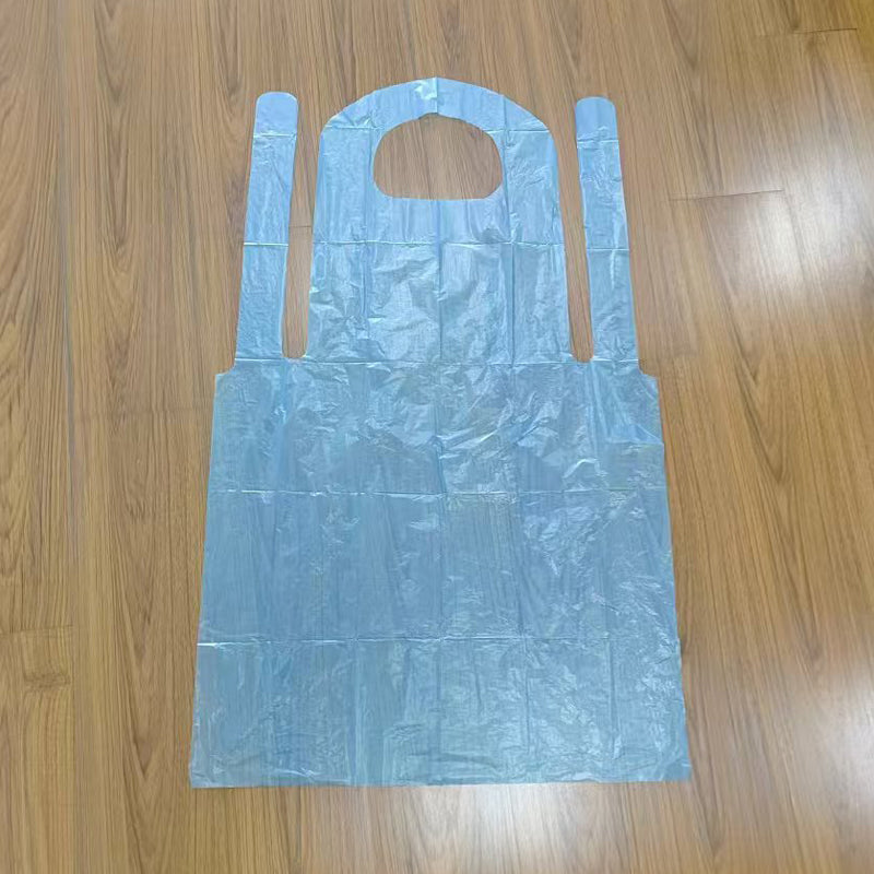 NUOBAIJIE PE apron Disposable apron Special for catering Hotel waterproof and oil-proof adult bib
