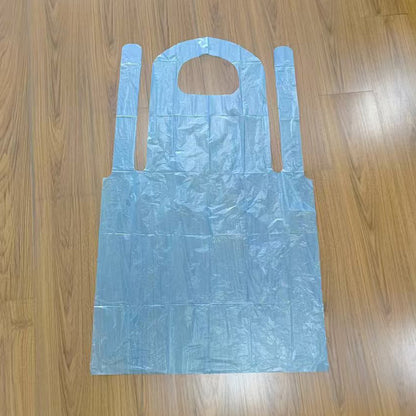 NUOBAIJIE PE apron Disposable apron Special for catering Hotel waterproof and oil-proof adult bib