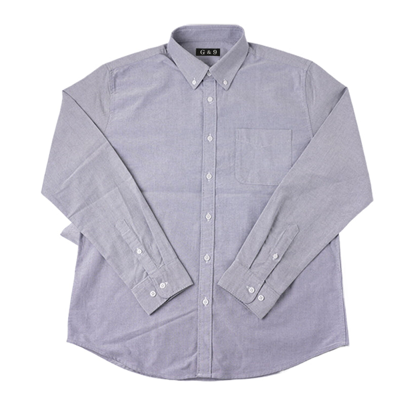 LESHI 2025 Autumn and winter new cotton oxford spinning long-sleeved shirt  business casual Men's Long Sleeve Shirts non-iron and easy care