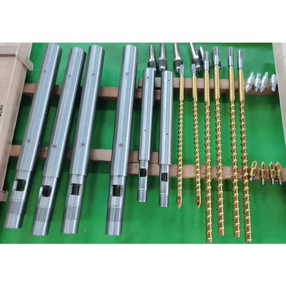 JUNSHUO Extruder optical nano-coated screws  Rubber machine screw, flat twin screw