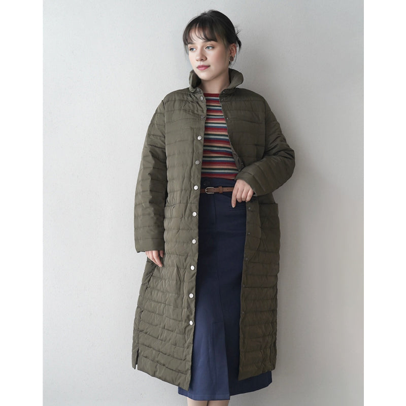 ZHENJIN Women's long padded jacket