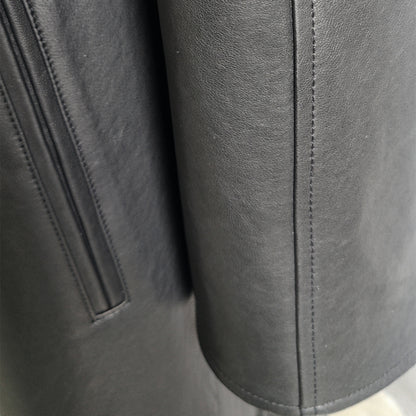 ZHONGDONGCHUN Vegetable-tanned leather coat