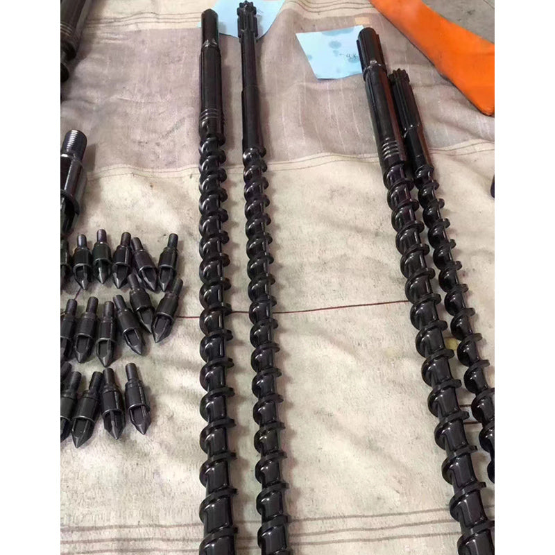 JUNSHUO Conical twin-screw barrels  Screw for granulator, screw for film blowing machine