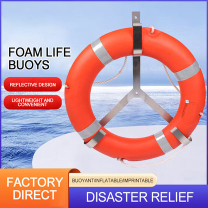 HUAAO Plastic life preserver Swimming ring 04 (Please consult customer service for specific prices) Rescue Swimming extraordinarily buoyant Boat Life Preserver Safety Line