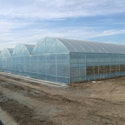 NAIER Connect plastic greenhouses  Thermal insulation oval tube plastic greenhouse
