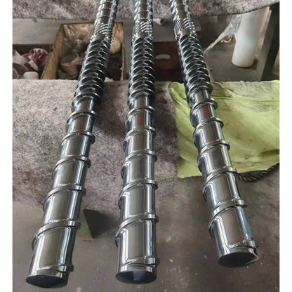 JUNSHUO Extruder screw barrels  Rubber machine screw, flat twin screw