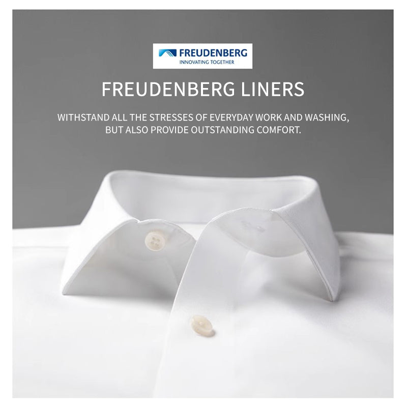 LESHI 2025 fall and winter 80 cotton business white shirt men's professional formal wear wrinkle-resistant easy care long-sleeved shirt