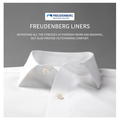 LESHI 2025 fall and winter 80 cotton business white shirt men's professional formal wear wrinkle-resistant easy care long-sleeved shirt